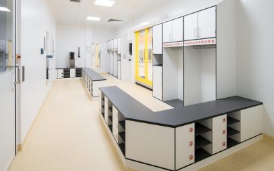 Clean room for a new business field of Saarpfalz-Werkstatt for people with disabilities